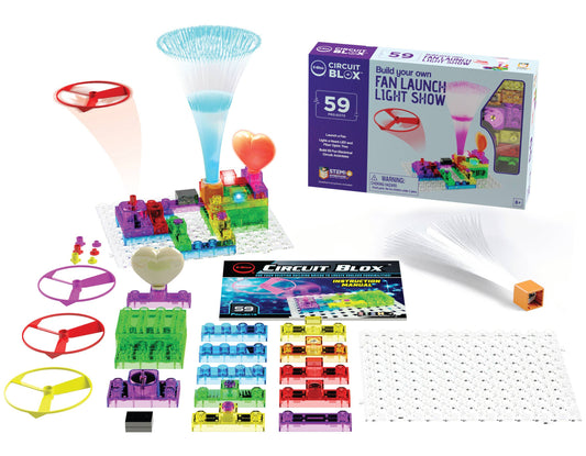 Build Your Own Fan Launch Light Show Kid's Kit