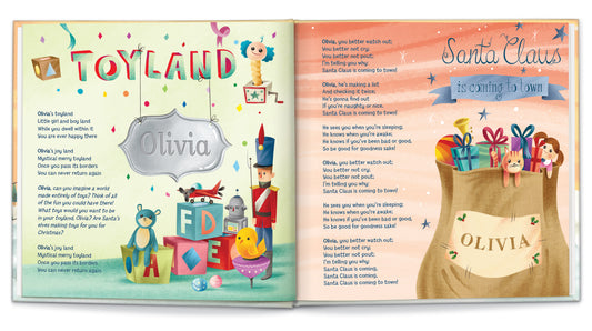My Christmas Sing Along Personalized Kid's Book & Songs Gift Set