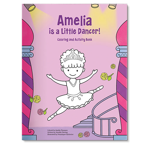 I'm a Little Dancer Personalized Kid's Coloring & Activity Book