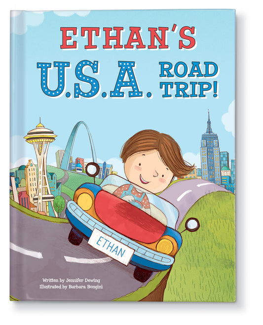 My USA Road Trip Personalized Kid's Book