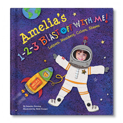 Blast Off With Me Personalized Kid's Book