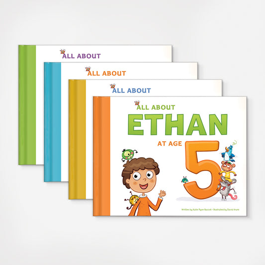 All About Me at My Age Personalized Kid's Book