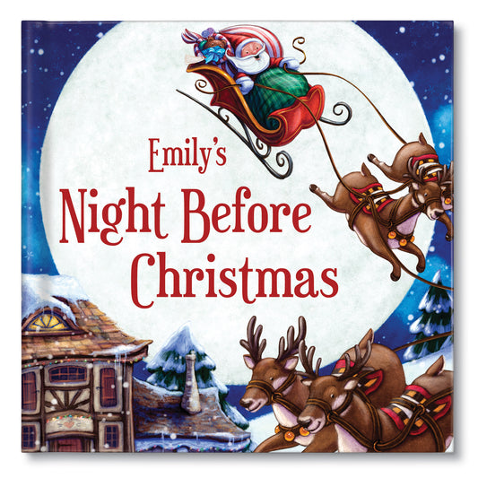 Night Before Christmas Personalized Kids Book