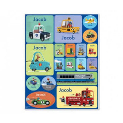 Personalized Truck Kid's Stickers