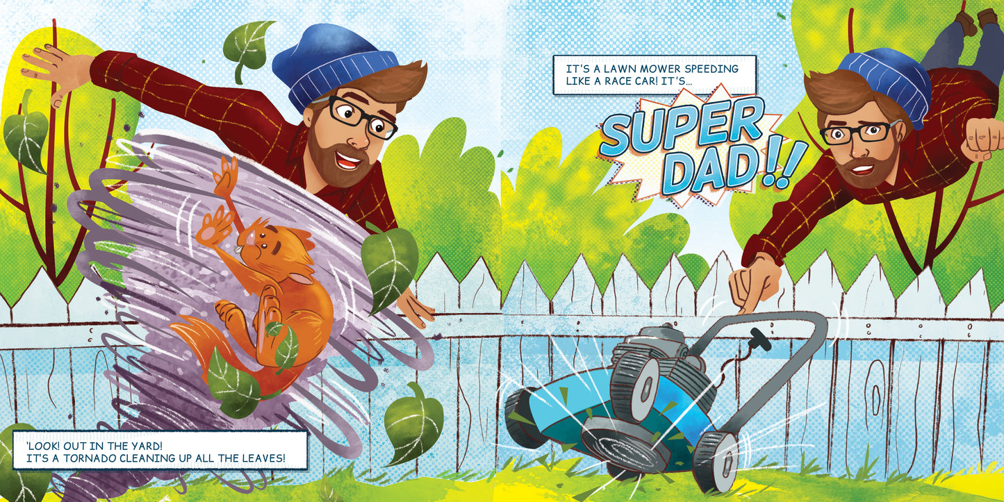 Super Dad Personalized Kid's Book